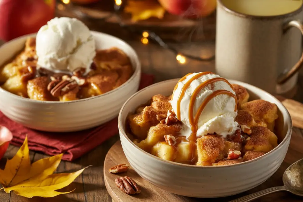 3 Ingredient Apple Cobbler in Slow Cooker 9 serving slow cooker apple cobbler