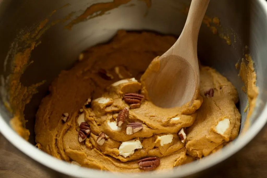 Pumpkin cookie dough