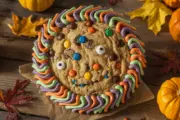 Monster Cookie Cake Recipe (Halloween Cookie Cake)
