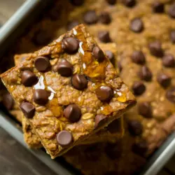 gluten-free pumpkin chocolate chip baked oatmeal