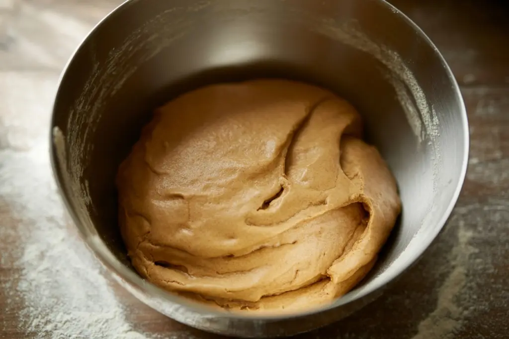 Apple Cider Crinkle Cookies (Fall Cookies) 5 mixing apple cider crinkle cookies dough
