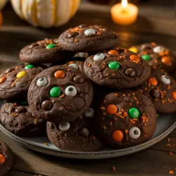 Easy Halloween cookies recipe card