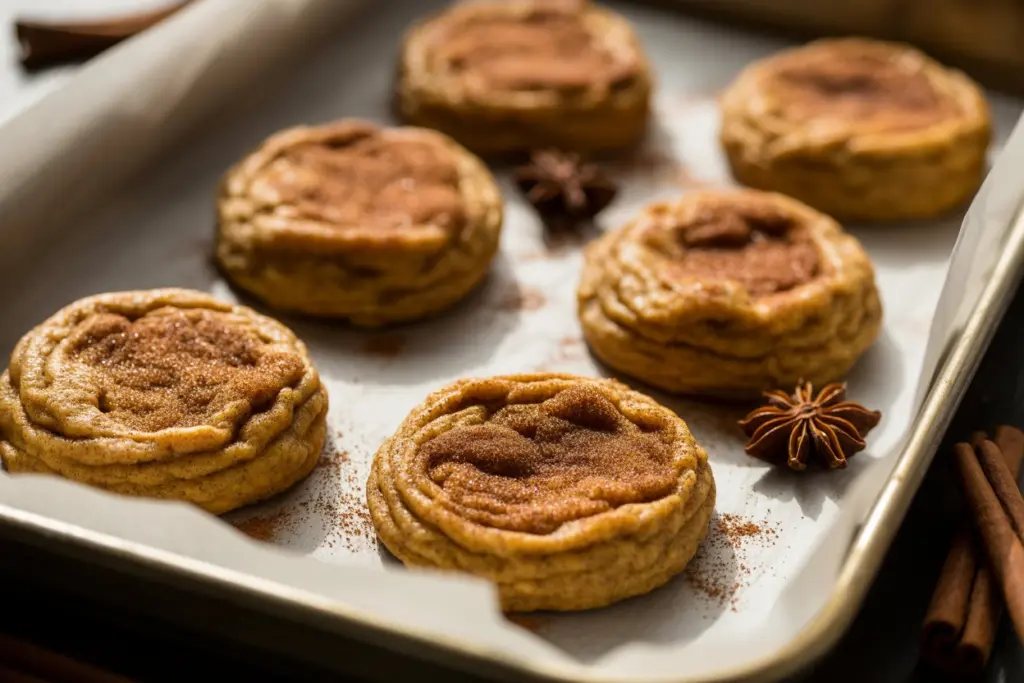 Freshly Baked Pumpkin cheesecake cookies