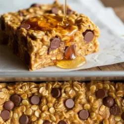 printable recipe card for gluten-free pumpkin chocolate chip baked oatmeal