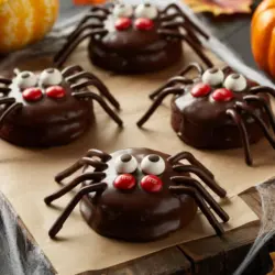 Halloween Brownie Bites recipe card