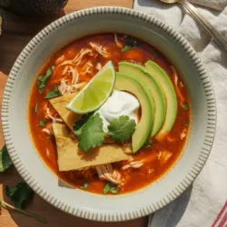 Slow Cooker Leftover Turkey Tortilla Soup recipe card