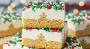 christmas sugar cookie bars