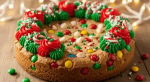 decorated Christmas cookie cake ideas