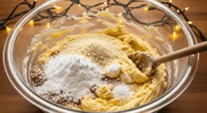 almond snowball cookies recipe card