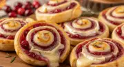 Cranberry Brie Pinwheels Appetizers