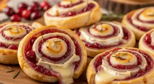 Cranberry Brie Pinwheels Appetizers