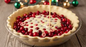 cranberry custard pie