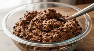 double Chocolate Chip Cookies cookies dough