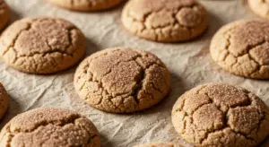 freshly baked soft and thick brown sugar cookies