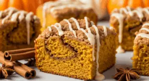 Pumpkin Coffee Cake with Crumb Topping