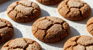Old Fashioned Iced Ginger Molasses Cookies 10 Freshly Baked molasses cookies