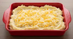 Cheesy mashed potatoes