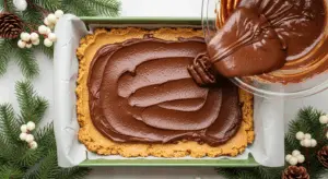 chocolate Peanut Butter No Bake Bars