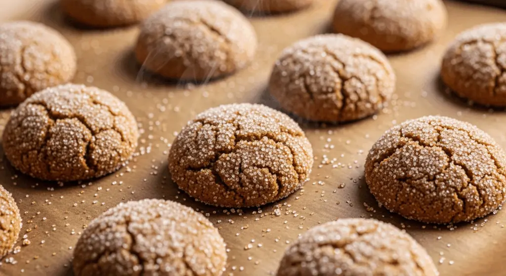 Gingerbread Cheesecake Cookies Recipe 15 Baked Gingerbread Cheesecake Cookies cooling