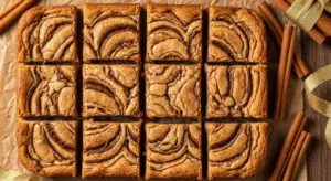Cinnamon Swirl Snickerdoodle Blondies Recipe