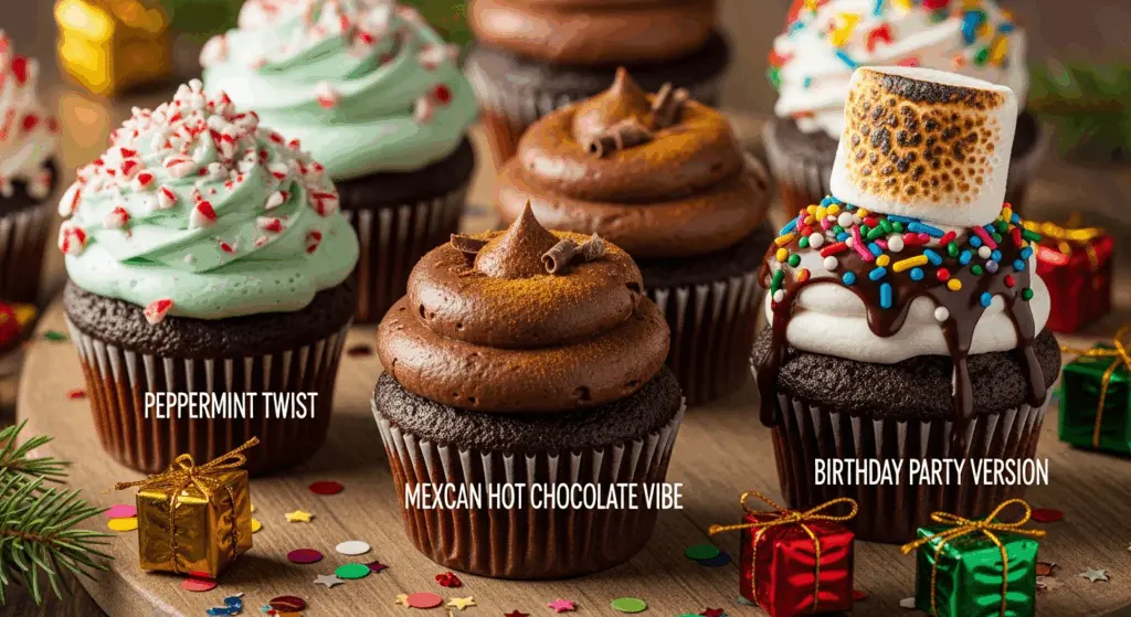 Hot Chocolate Cupcakes Recipe 7 hot chocolate cupcakes Variations for any holiday