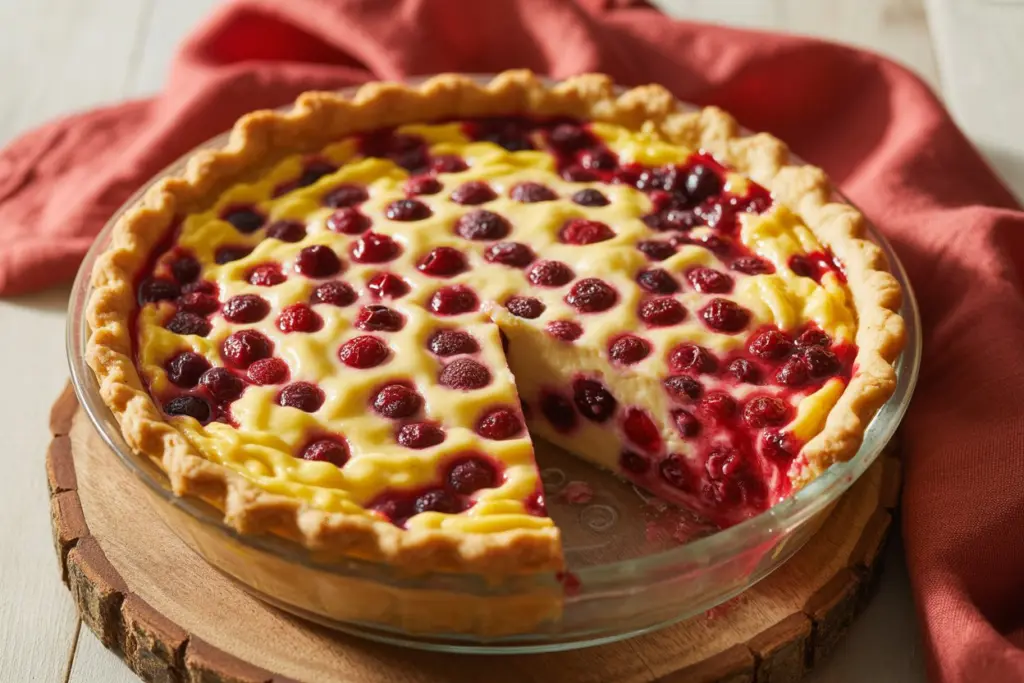 Cranberry Custard Pie – A Holiday Favorite