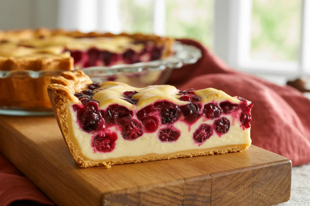 Cranberry Custard Pie – A Creamy, Tangy Holiday Favorite