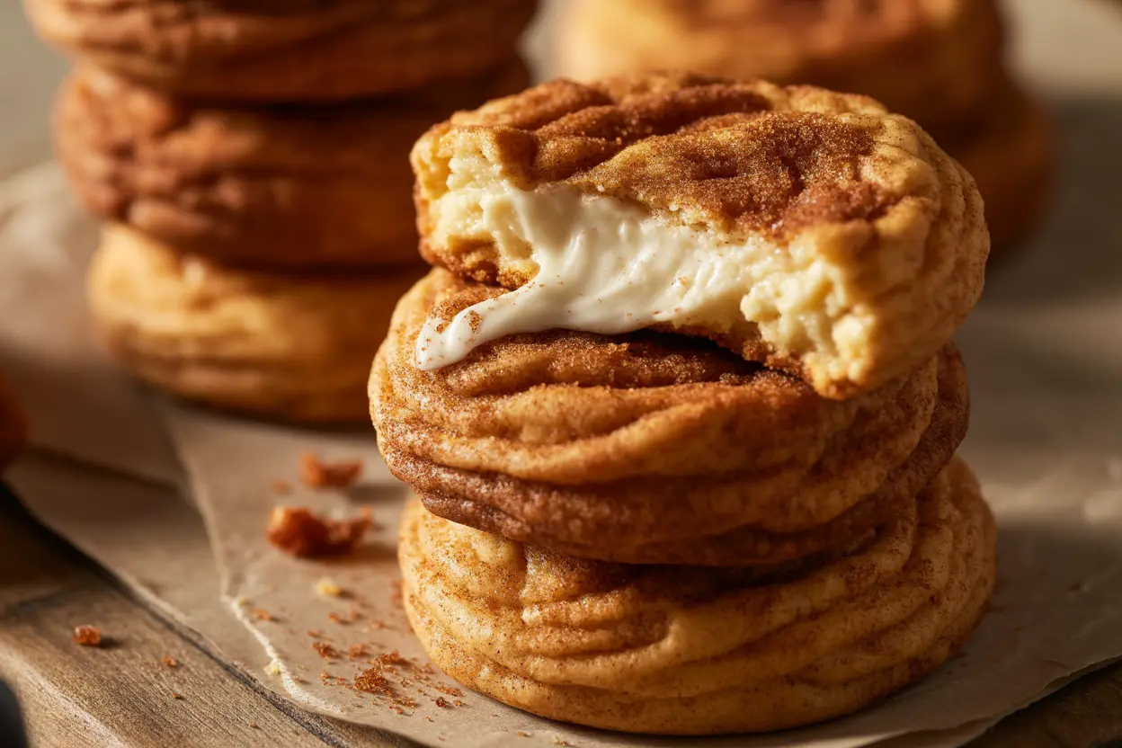Churro Cheesecake Cookies
