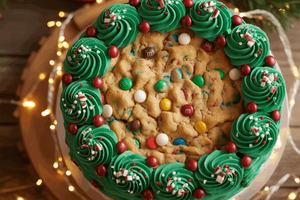 Christmas Cookie Cake 