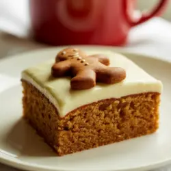 Gingerbread Cake recipe card