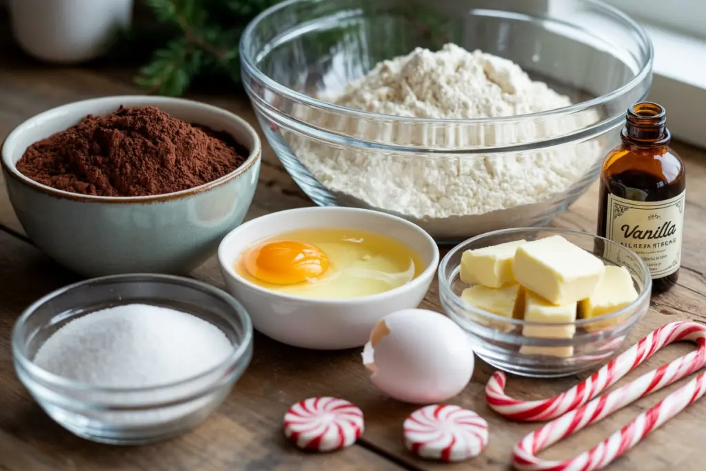 peppermint bark cookie ingredients