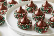 Christmas Chocolate Kiss Cookies Recipe