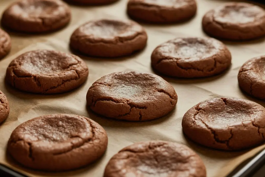Freshly baked Chocolate cookies