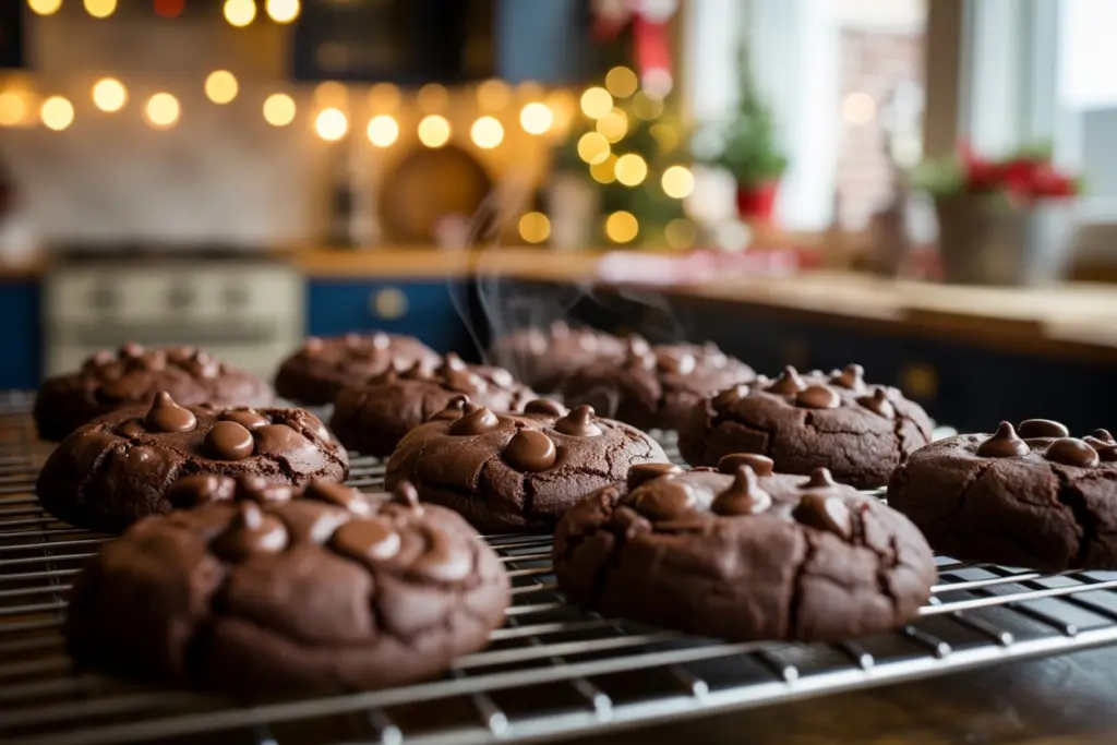 double-chocolate-chip-cookies-baking