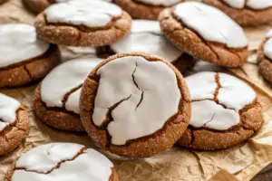 Old Fashioned Iced Ginger Molasses Cookies 13 iced ginger molasses cookies