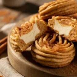 churro cheesecake cookies recipe card