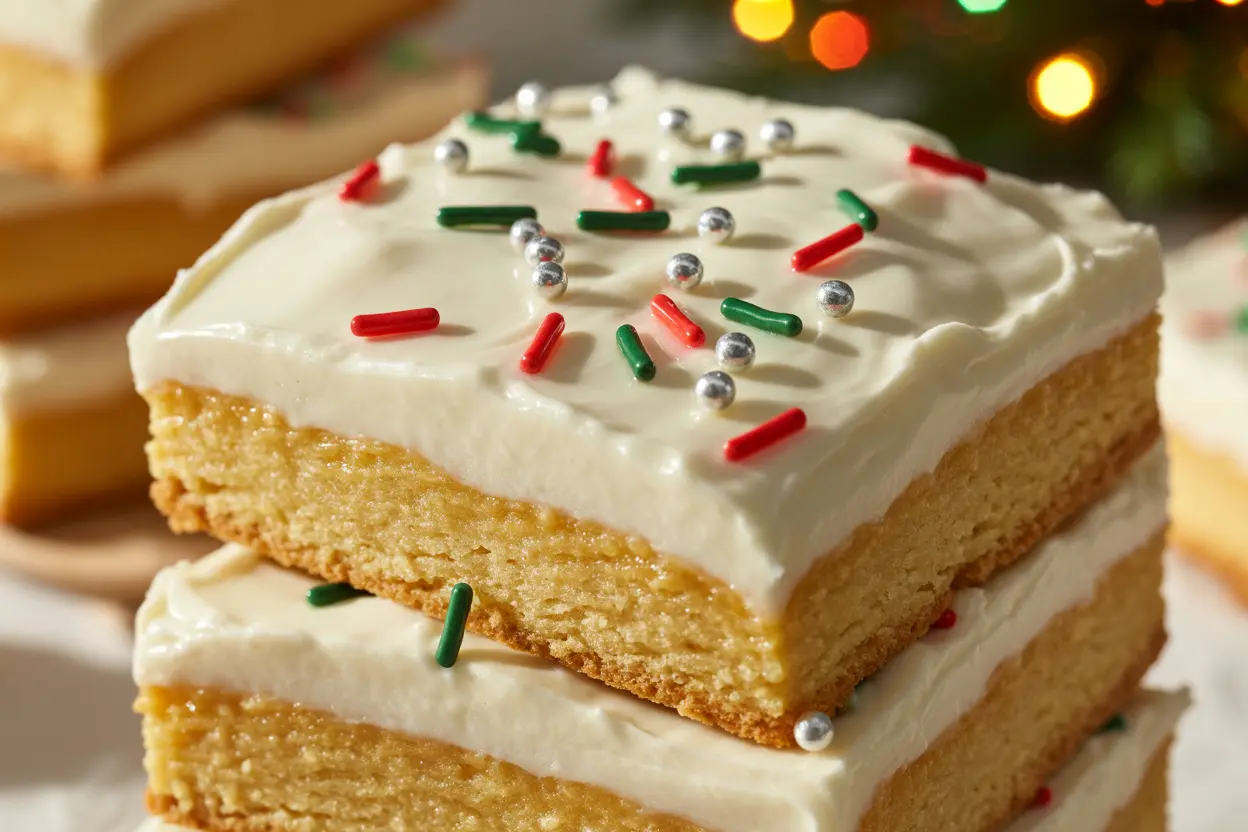 Easy Christmas Sugar Cookie Bars