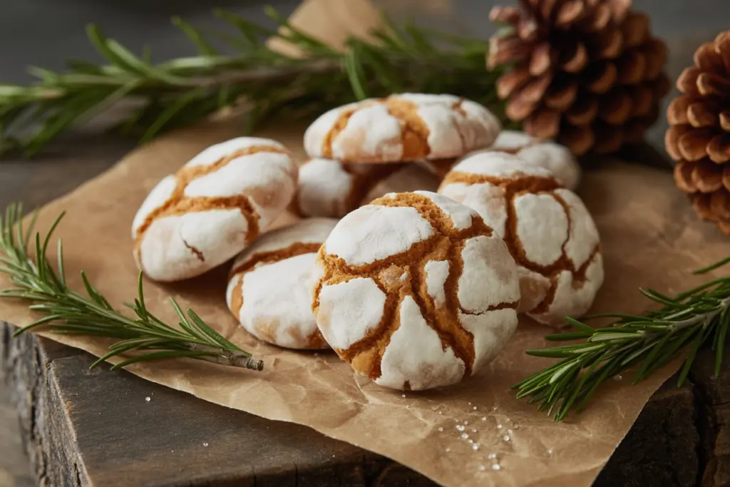 Apple Cider Crinkle Cookies