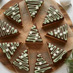 Peanut Butter No Bake Bars (Christmas Tree Treats) recipe card