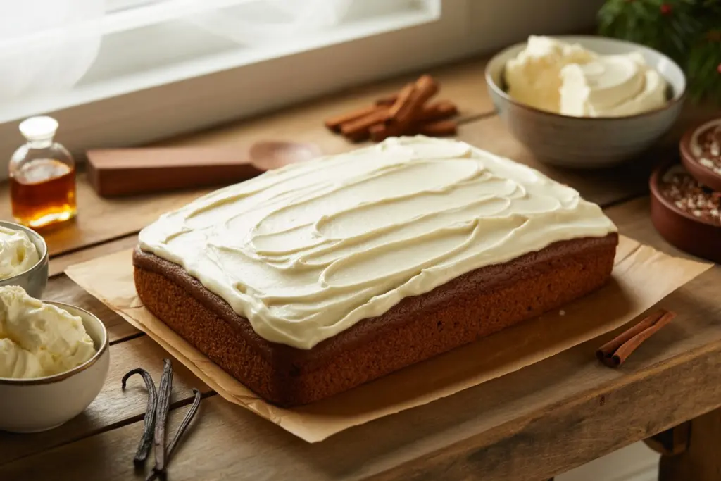 gingerbread cake baking steps