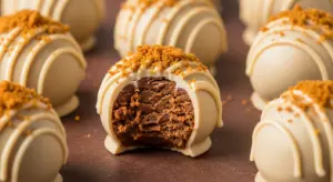 Biscoff cookie butter truffles