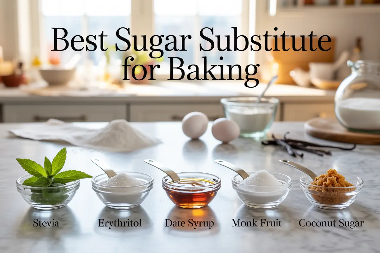 Best Sugar Substitute for Baking – Sweet Results Without the Sugar
