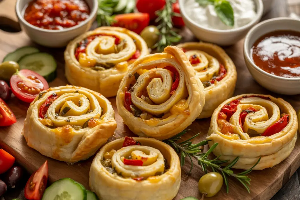Pinwheels Appetizers Board Party