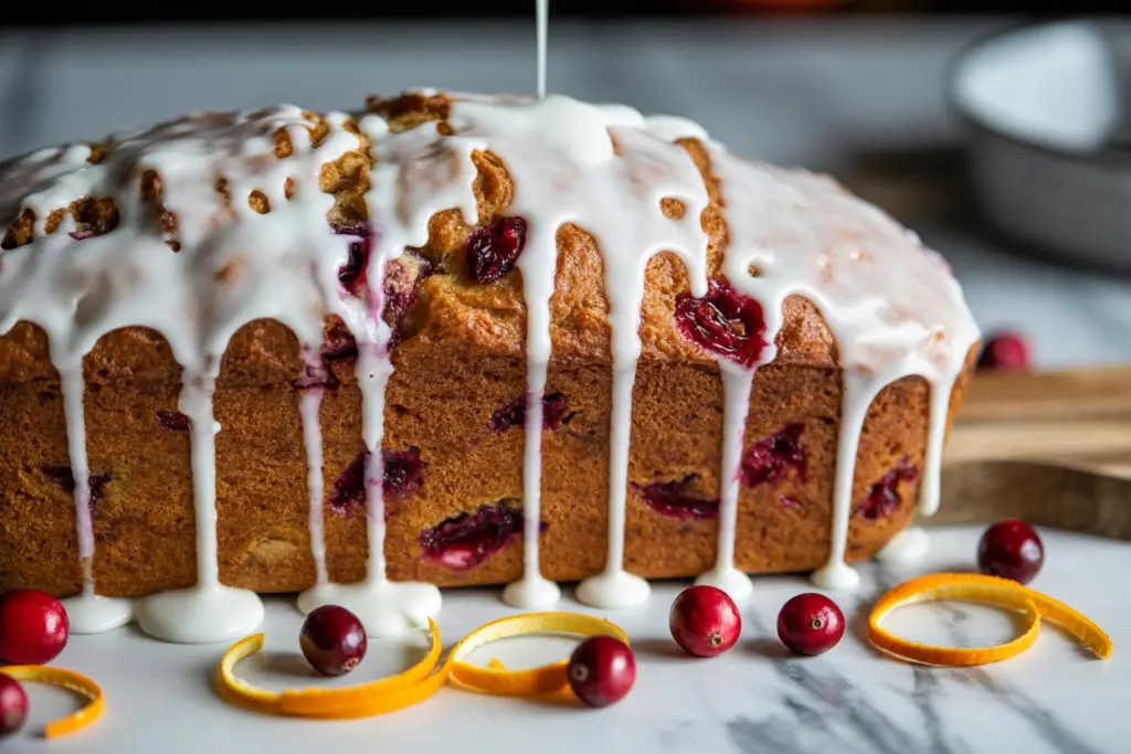 Christmas Cranberry Pound Cake 18 Christmas Cranberry Pound Cake festive display