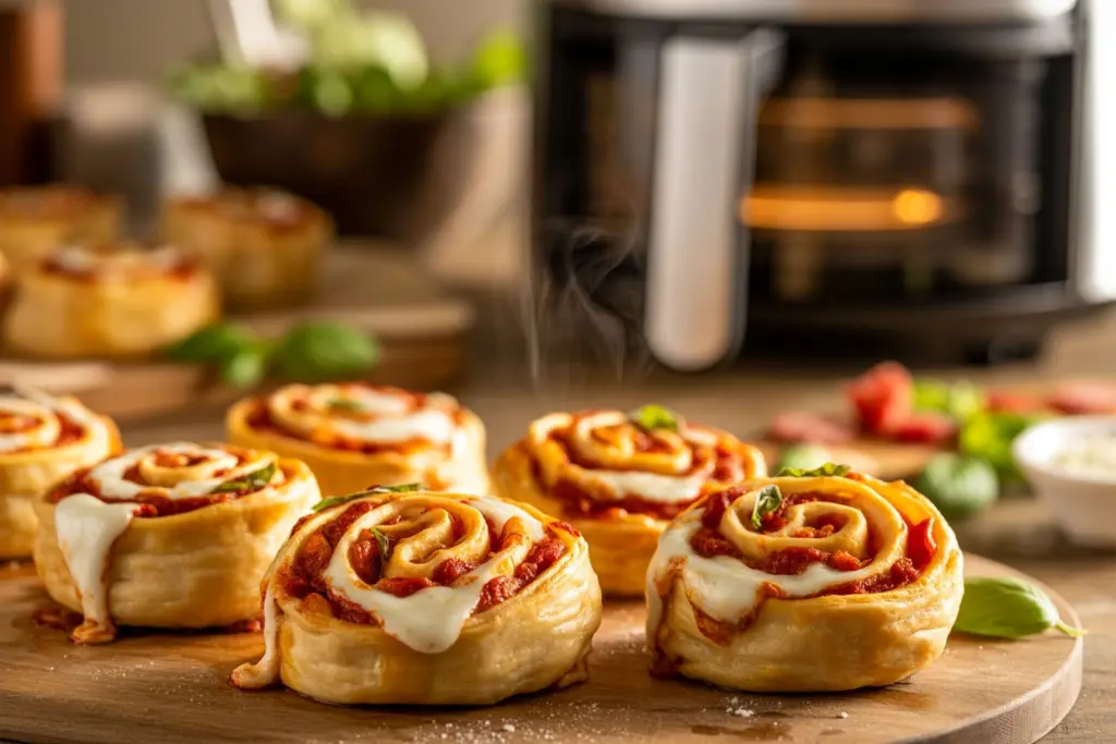 Air Fryer Pizza Pinwheels – Crispy, Cheesy, and Crowd-Pleasing Snack Perfection