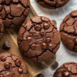 Flourless Chocolate Cookies recipe card