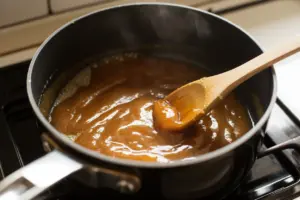 homemade caramel sauce