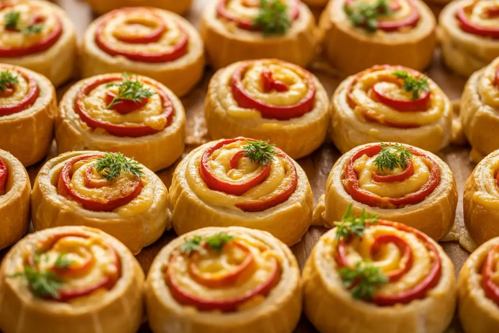 Cheese Pinwheels easy appetizers