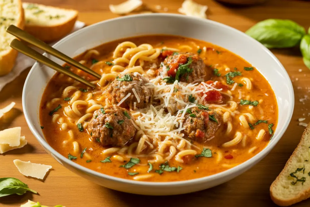 Italian Meatball Soup recipe