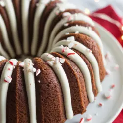 Peppermint Chocolate Bundt Cake: The Ultimate Holiday Dessert Delight 3 Peppermint Chocolate Bundt Cake – Recipe Card